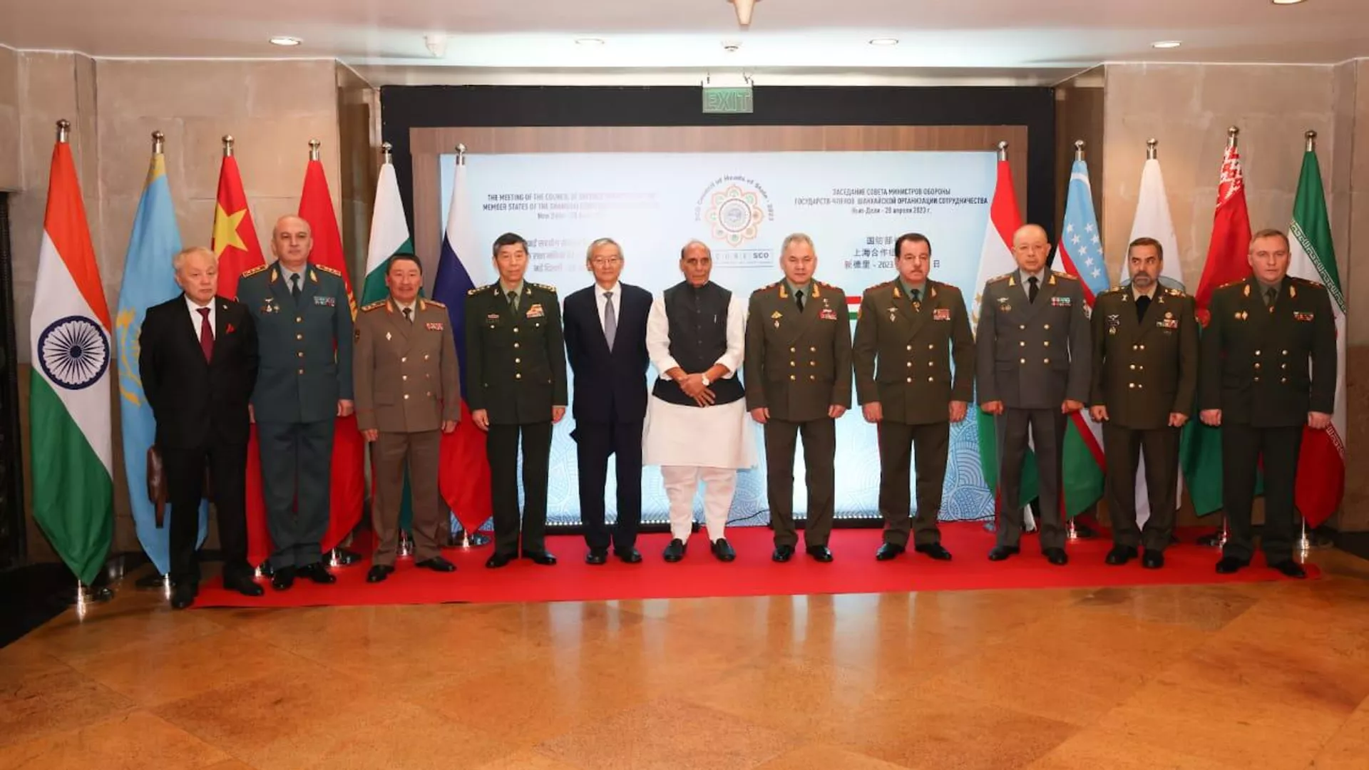 SCO Defence Ministers' meet in New Delhi on 28 April 2023