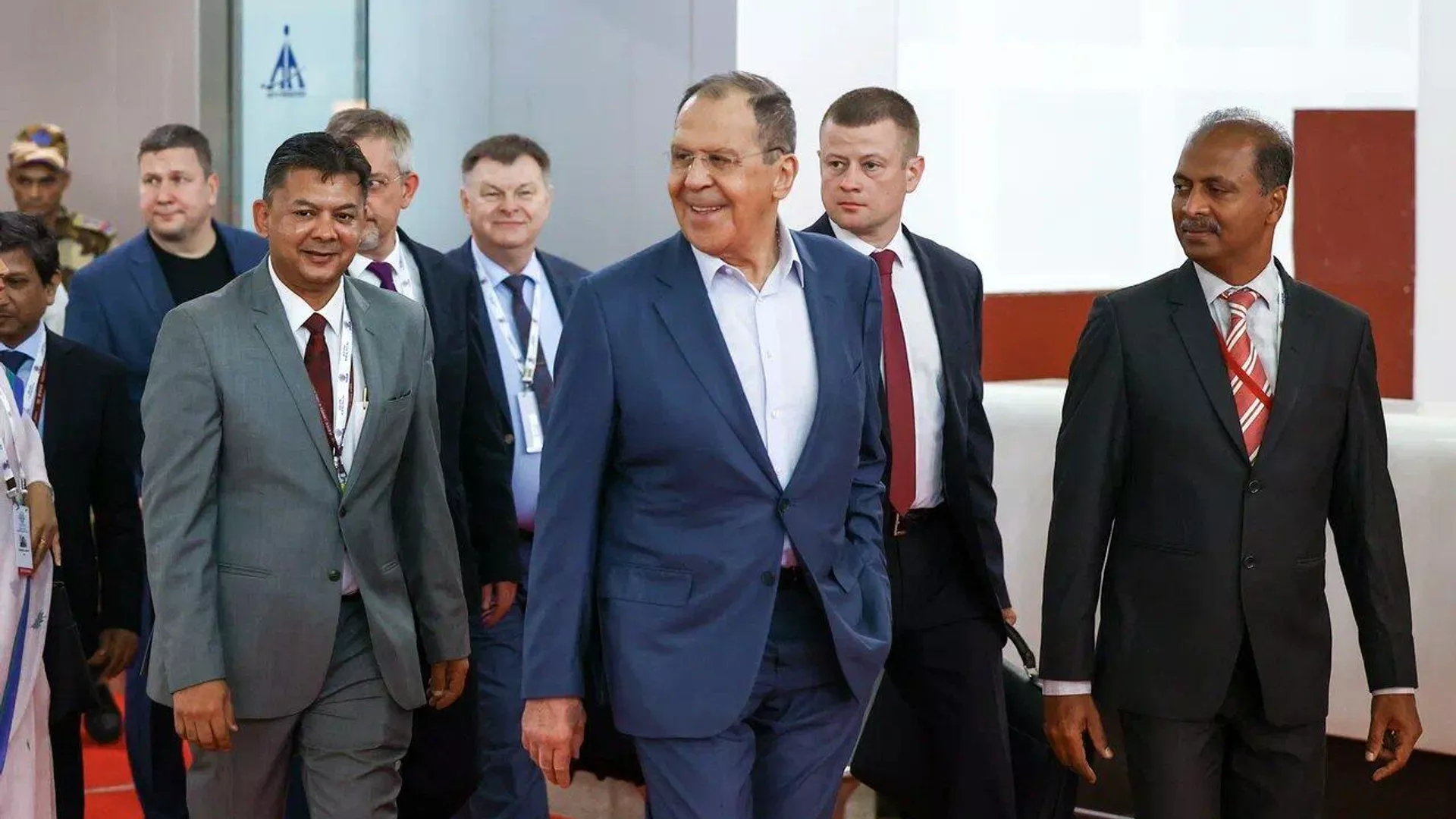 Russian Foreign Minister Sergey Lavrov arrives in India on a working visit