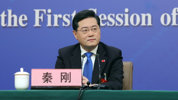 Chinese Foreign Minister Qin Gang answers questions at a press conference on March 7, 2023 - Sputnik India