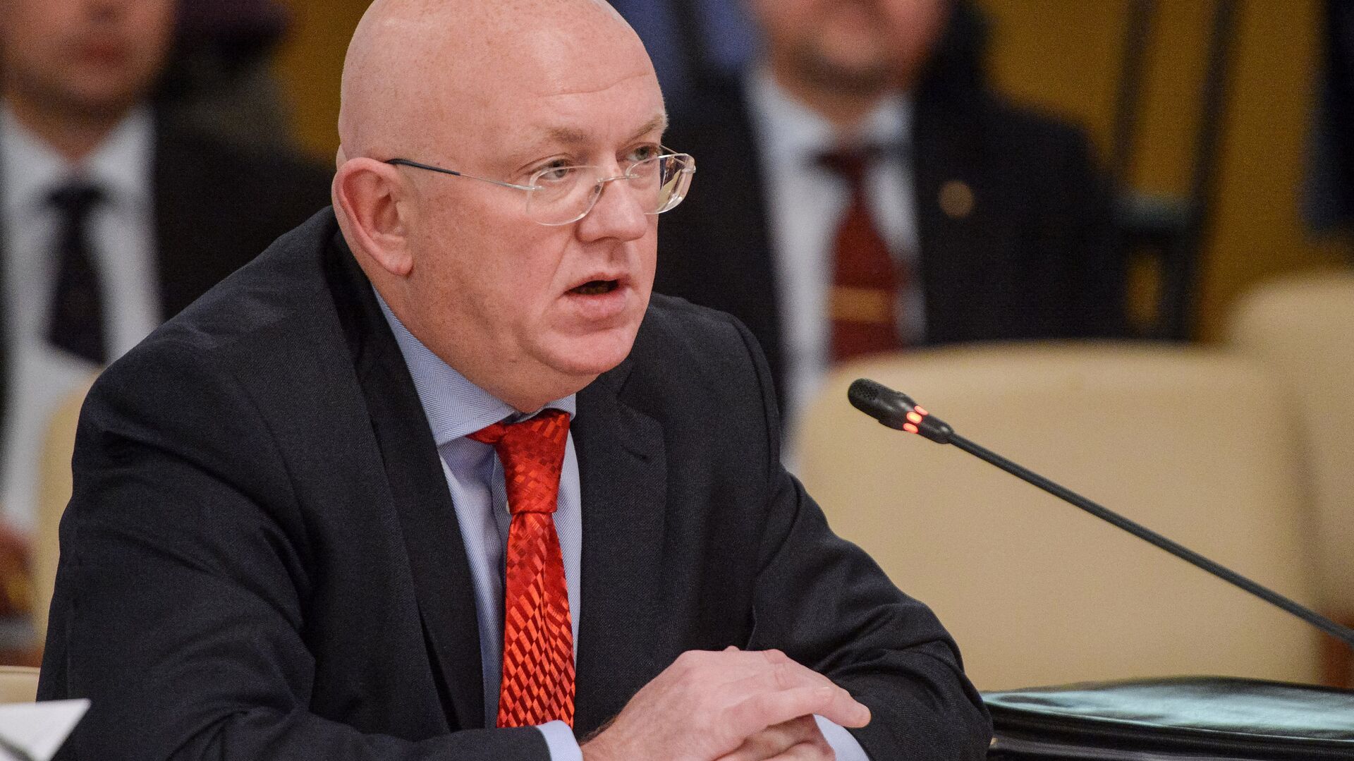 Russian Ambassador to the United Nations Vassily Nebenzia  - Sputnik भारत, 1920, 05.05.2023