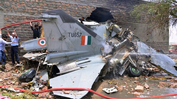 Indian Air Force Mig 27 fighter jet crashed  - Sputnik भारत