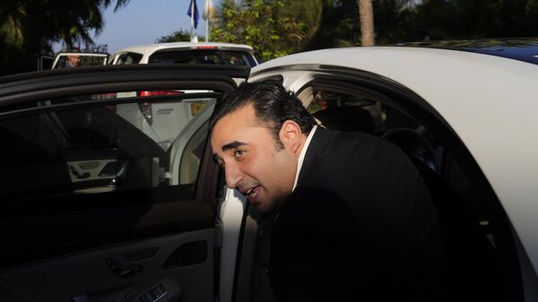 Pakistani Foreign Minister Bilawal Bhutto Zardari leaves after attending the Shanghai Cooperation Organization (SCO) council of foreign ministers' meeting, in Goa, India, Friday, May 5, 2023. - Sputnik India
