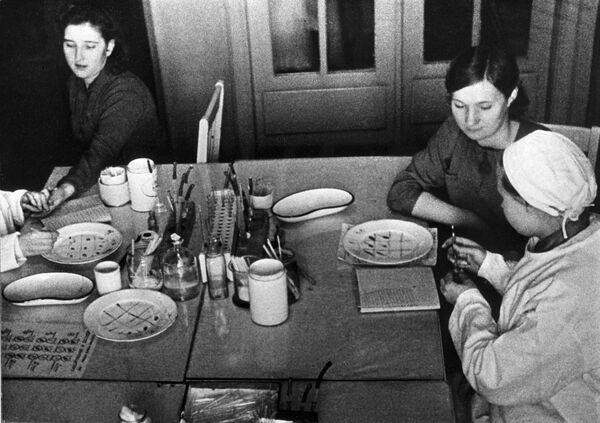 1941 में मास्को में रक्त आधान स्टेशन पर नर्सें। - Sputnik भारत