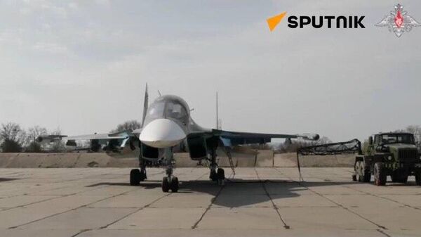 Russian Aerospace Forces Su-34 aircraft participating in the special military operation - Sputnik India
