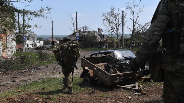 Combat work of Russian assault teams in Artemovsk - Sputnik India
