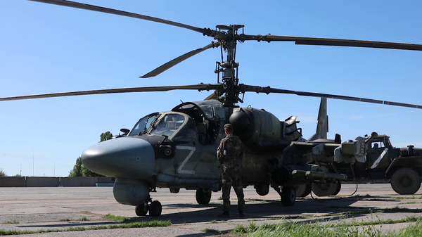 Russian Ka-52 helicopter crews obliterate Ukrainian stronghold - Sputnik भारत