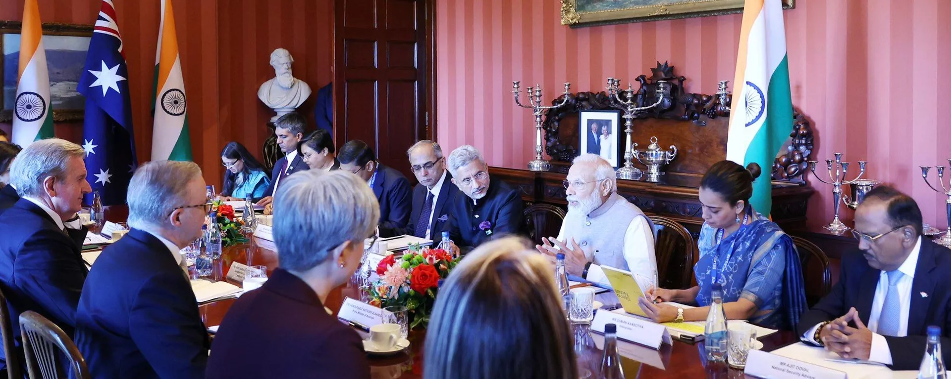 Modi during talks with talks with Australian PM  - Sputnik India, 1920, 24.05.2023