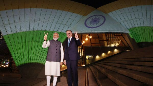 PM Modi with his Australian counterpart - Sputnik India