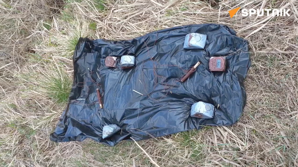 36.5 kg of S-4 explosives, 61 foreign-made electric detonators, and 38 timers were seized from hiding places organized by the Ukrainian saboteurs - Sputnik भारत
