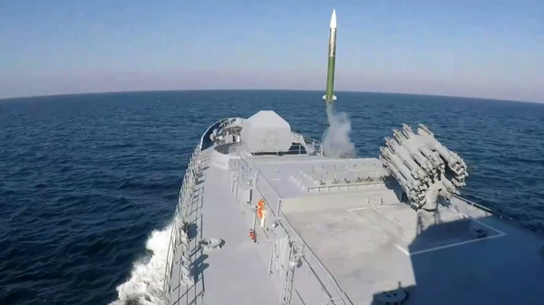 The Russian MoD has released footage showing how a Ukrainian Bayraktar drone was destroyed off the western coast of Crimea by a Black Sea Fleet frigate
 - Sputnik India