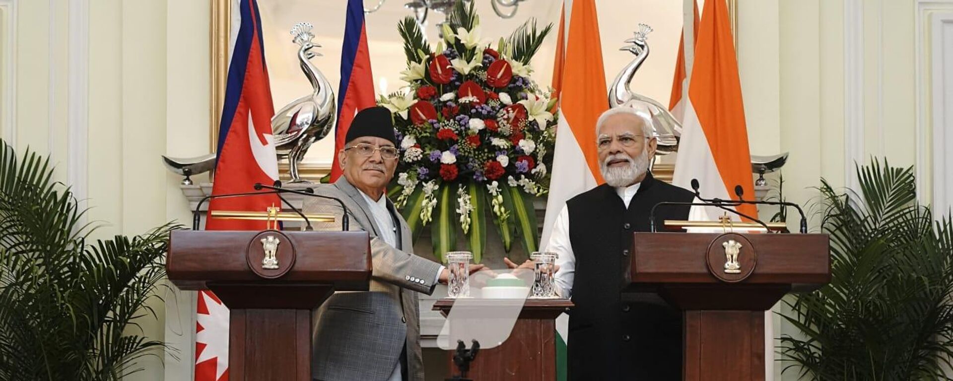 PM Narendra Modi & PM of Nepal - Sputnik India, 1920, 01.06.2023