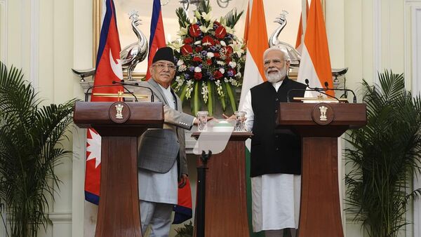 PM Narendra Modi & PM of Nepal - Sputnik India