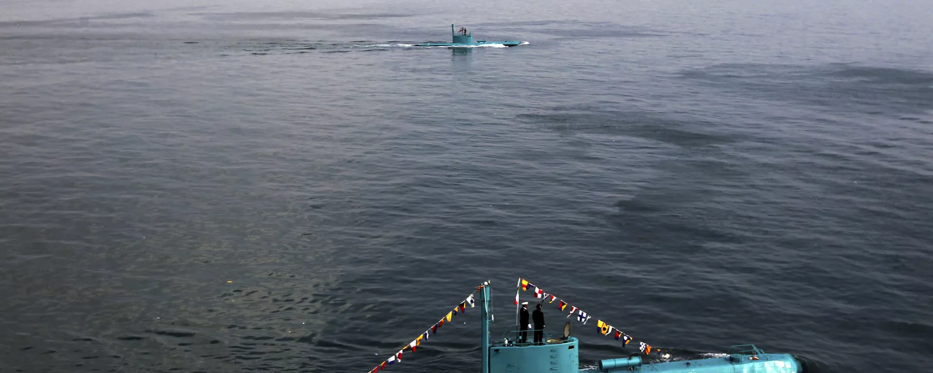 Iran's newly launched Ghadir submarines move in the southern port of Bandar Abbas in Persian Gulf, Iran - Sputnik India, 1920, 04.06.2023