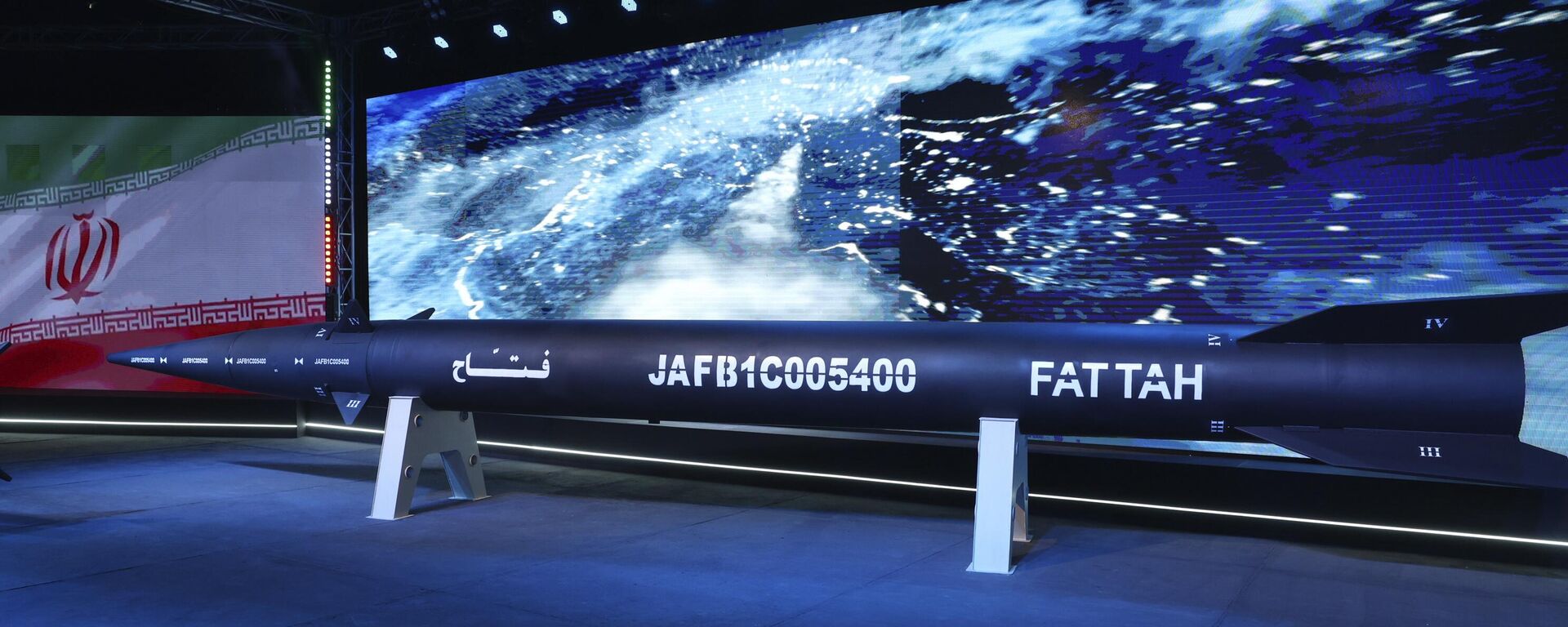 Fattah missile is unveiled in a ceremony in Tehran, Iran, Tuesday, June 6, 2023. - Sputnik India, 1920, 06.06.2023