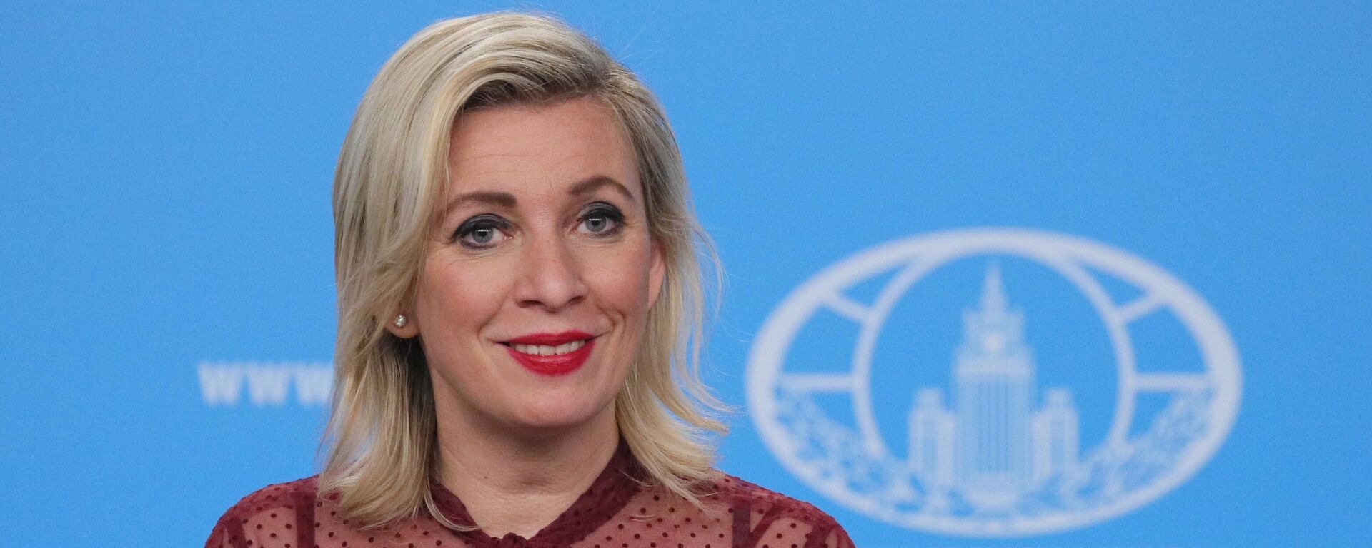 Maria Zakharova, official representative of the Russian Ministry of Foreign Affairs, during a briefing in Moscow. - Sputnik भारत, 1920, 13.09.2023