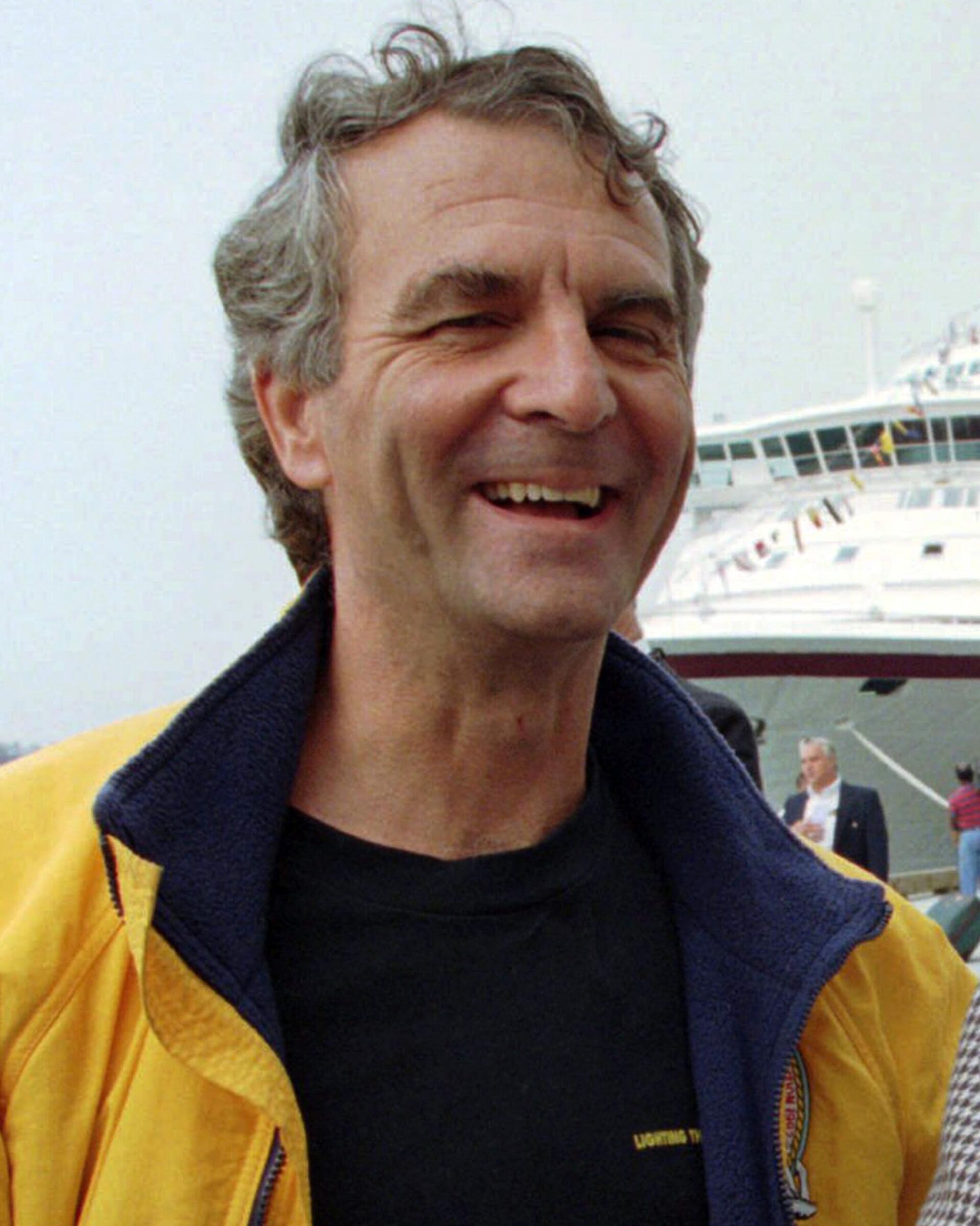 Commander Paul-Henri Nargeolet laughs, at Black Falcon Pier in Boston on Sept. 1, 1996. - Sputnik India, 1920, 23.06.2023