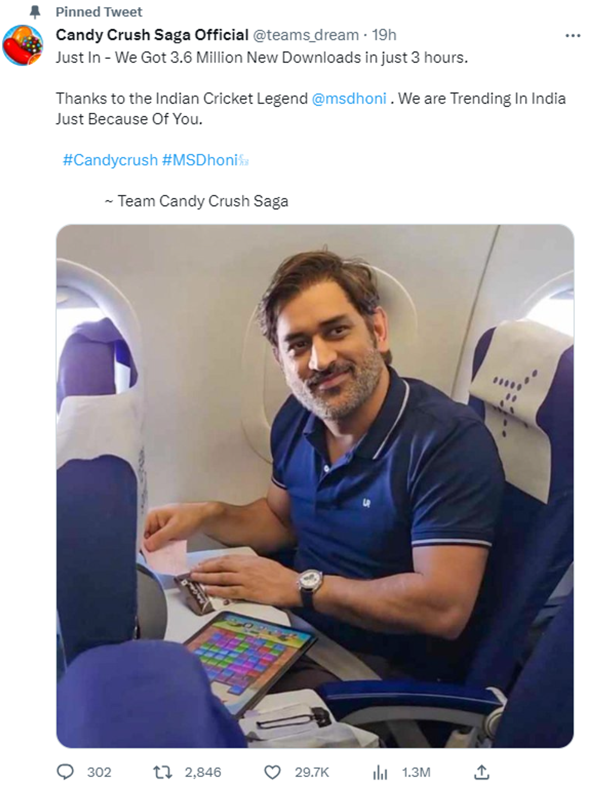 Candy Crush On MS Dhoni  - Sputnik India, 1920, 26.06.2023