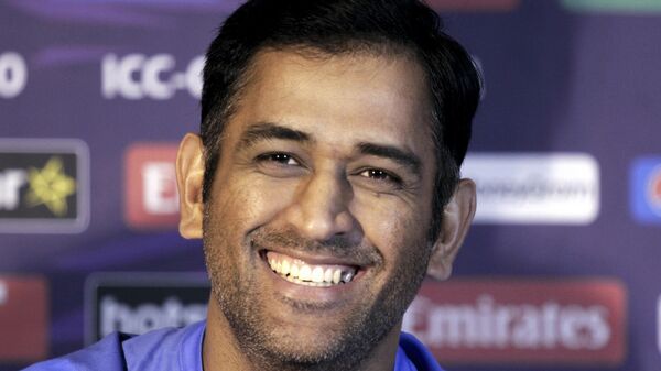 In this Tuesday, March 8, 2016, file photo, Indian cricket captain Mahendra Singh Dhoni attends a press conference prior to their practice match for the ICC World T20 cricket tournament in Kolkata, India. - Sputnik India