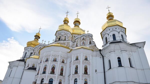 A general view shows the Uspensky Cathedral of the Kiev Pechersk Lavra monastery in Kiev, Ukraine, November 16, 2018. - Sputnik भारत