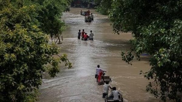 People Shifting To High Rise Area From Delhi's Yamuna Floodplain - Sputnik India
