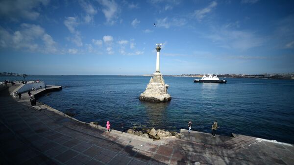 Памятник затопленным кораблям в Севастополе, Крым - Sputnik भारत