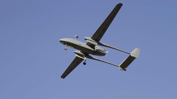 Indian Navy's Unmanned Aerial vehicle (UAV) Heron  - Sputnik India