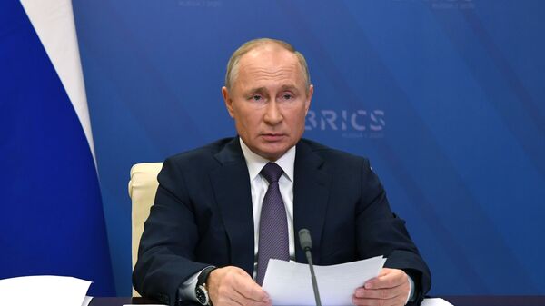 Russian President Vladimir Putin at the BRICS summit - Sputnik India