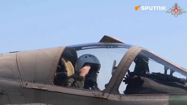 Russian Su-25 aircraft crews' work in special military op zone - Sputnik भारत