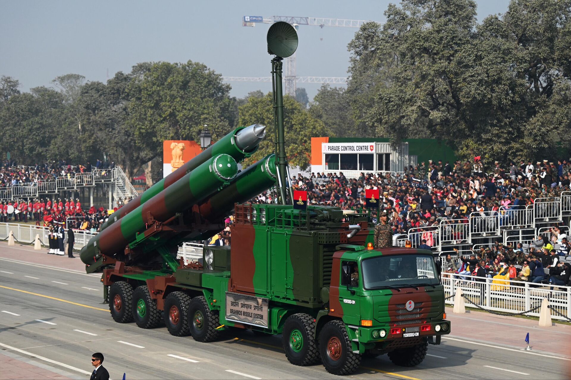 Indian Army's Brahmos missile system takes part in the full dress rehearsal for the upcoming Republic Day parade, in New Delhi on January 23, 2023. - Sputnik India, 1920, 11.08.2023