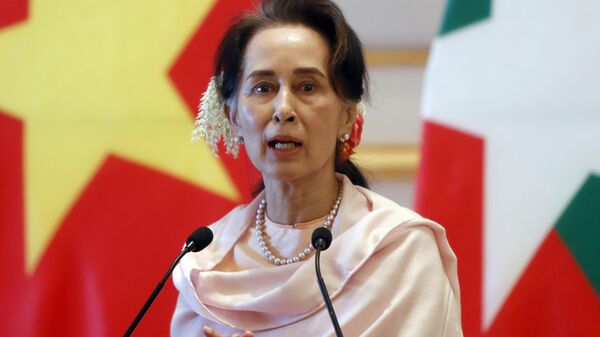 Myanmar's leader Aung San Suu Kyi  - Sputnik भारत