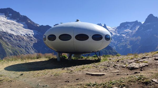 A mini-hotel in Russia's Dagestan that looks a like a flying saucer - Sputnik India