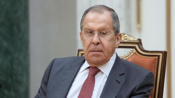 Russian Foreign Minister Sergey Lavrov attends a meeting of foreign ministers, participants of the Collective Security Treaty Organization (CSTO)  - Sputnik भारत