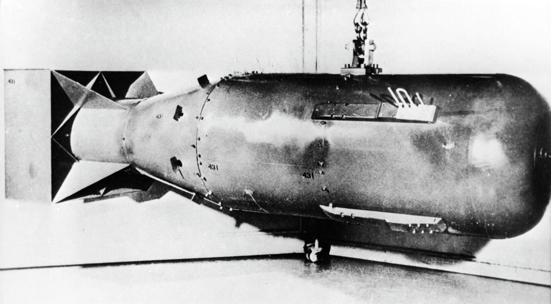 The Little Boy atomic bomb dropped on Hiroshima. A photo taken in August 1945. - Sputnik India, 1920, 22.09.2023