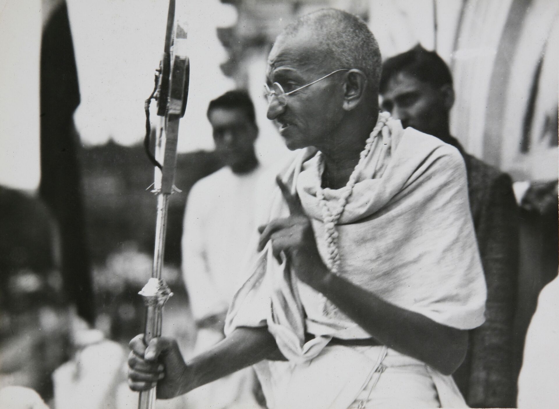 Mahatma Gandhi in a photo from a period album collected by AP reporter James A. Mills, ca. 1931. - Sputnik India, 1920, 06.09.2023
