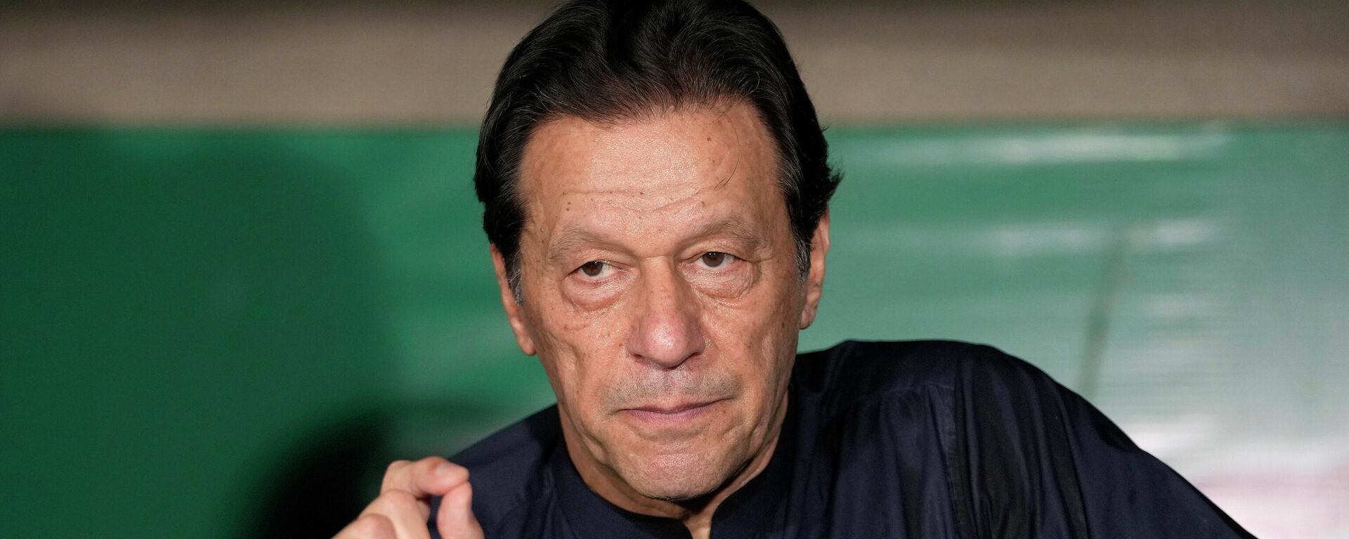 Pakistan's former Prime Minister Imran Khan gives a press conference at his home, in Lahore, Pakistan, Thursday, May 18, 2023. - Sputnik भारत, 1920, 04.12.2023