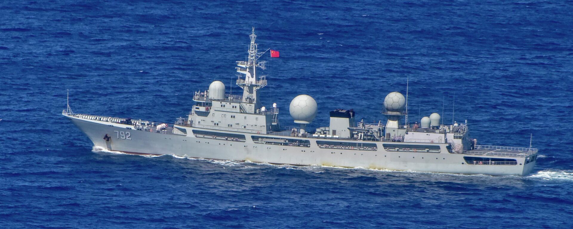 In this image supplied by the Australian Department of Defence, Chinese People's Liberation Army-Navy (PLA-N) Intelligence Collection Vessel Haiwangxing operating off the north-west shelf of Australia, Wednesday, May 11, 2022. - Sputnik India, 1920, 11.08.2023