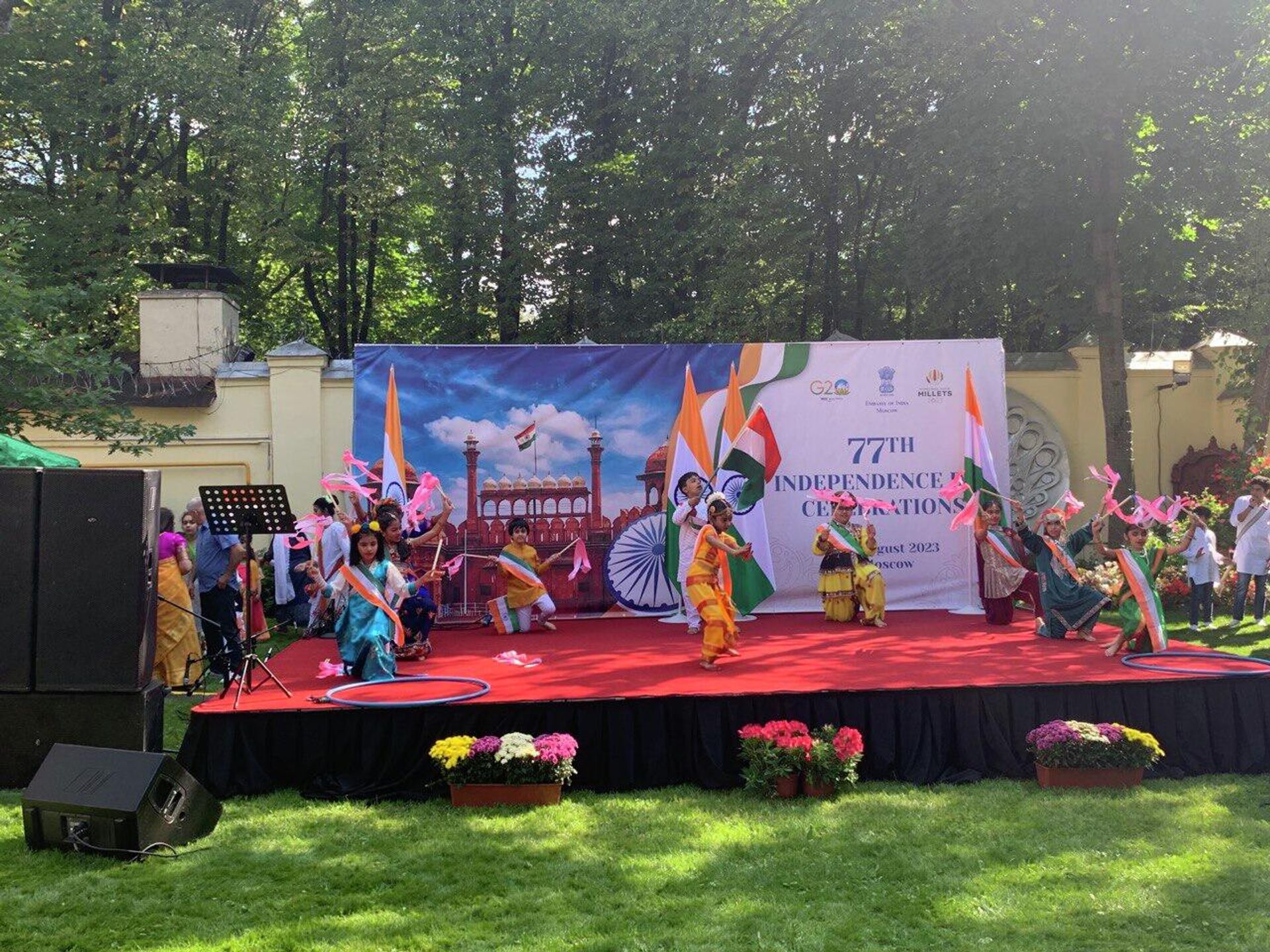 77th Independence Day Celebrations at the Indian embassy in Moscow - Sputnik भारत, 1920, 15.08.2023