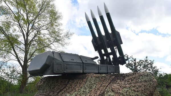 A Russian Buk-M3 air defence system is seen amid Russia's military operation in Ukraine in Kharkiv region - Sputnik भारत