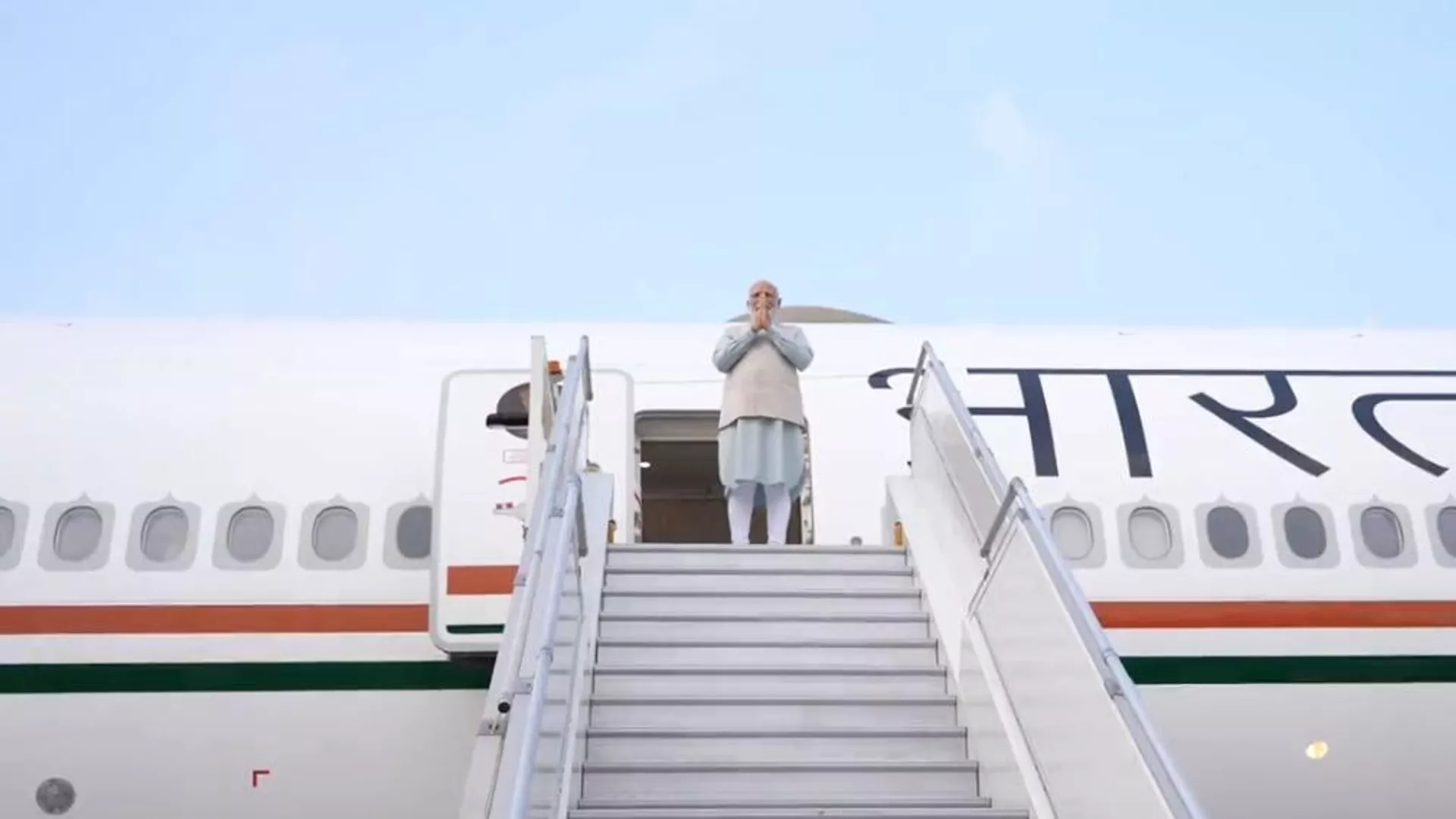 India's Prime Minister Narendra Modi leaves for South Africa 
