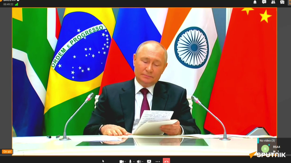 Putin adresses BRICS  - Sputnik India