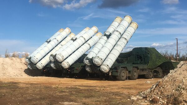 S-400 Triumph anti-aircraft missile system seen during the Vostok-2018 military drills - Sputnik भारत