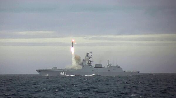 Launch of Zirkon Missile From the Frigate Admiral Gorshkov in the Barents Sea - Sputnik भारत