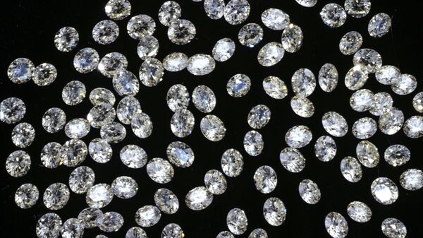 Bulk of cut diamonds. File photo - Sputnik India