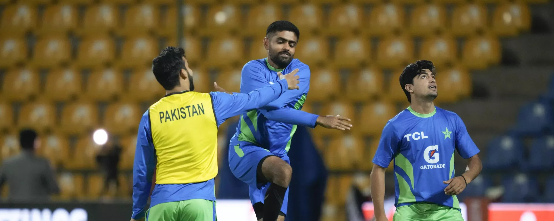 Pakistan's team members attend a practice session ahead of their one day international cricket match of Asia Cup with India in Pallekele, Sri Lanka on Friday, Sep. 1, 2023. - Sputnik भारत, 1920, 02.09.2023