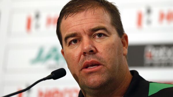 Zimbabwe's cricket team coach Heath Streak speaks to the media in Colombo, Sri Lanka, Tuesday, June 27, 2017. Zimbabwe will play five one-day international matches and a test match during their Sri Lanka tour. - Sputnik India