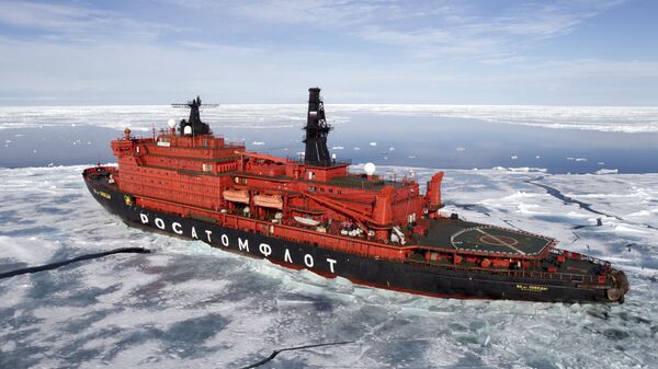 Nuclear icebreaker 50 Years of Victory in the Arctic Ocean - Sputnik India