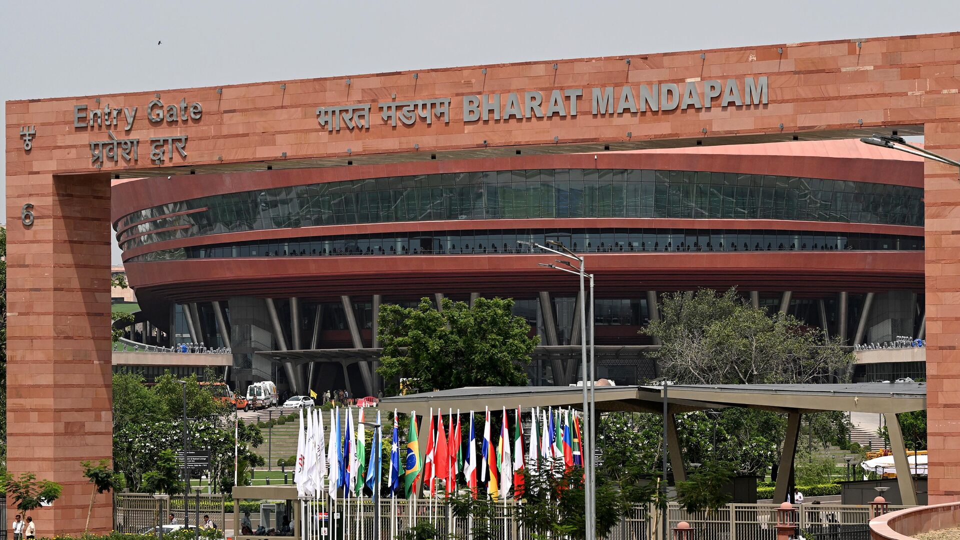 The International Convention Centre 'Bharat Mandapam' the venue for the upcoming G20 Summit scheduled to be held next month, pictured in New Delhi on August 31, 2023.  - Sputnik भारत, 1920, 07.09.2023