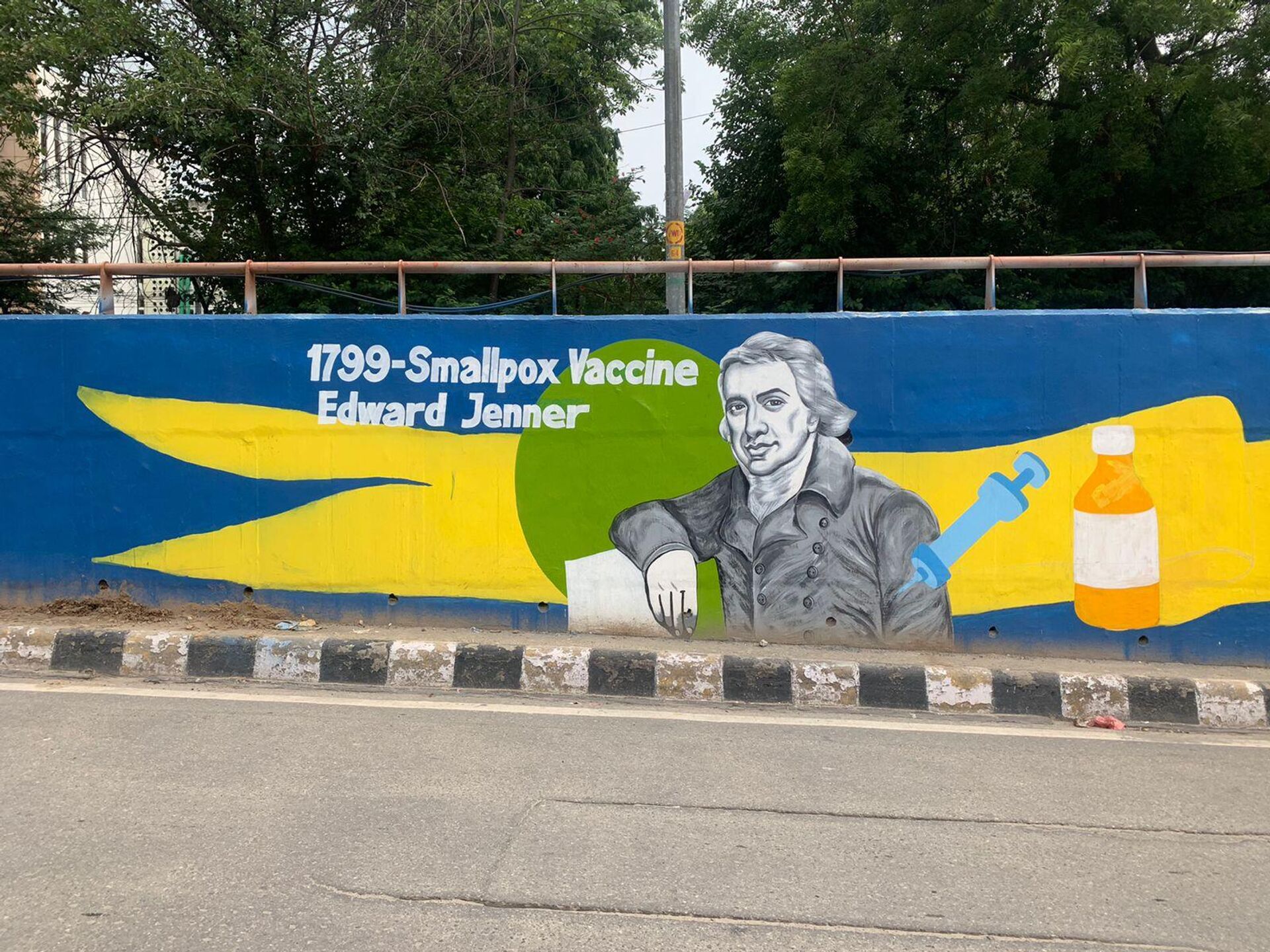 Delhi Street Art artists painted the town with creative murals on the walls of flyovers, pillars and buildings ahead of G20 Summit in New Delhi. - Sputnik India, 1920, 08.09.2023