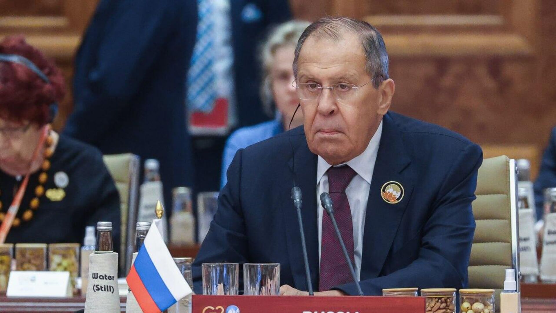 Russia's FM Sergey Lavrov at G20 - Sputnik भारत, 1920, 18.09.2023