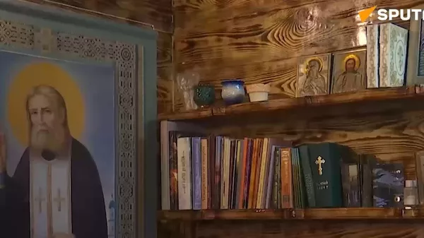 Underground Orthodox church, built by Russian military personnel in the special military operation zone - Sputnik भारत
